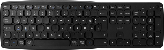 BlueBuilt Wireless USB Keyboard QWERTZ Main Image