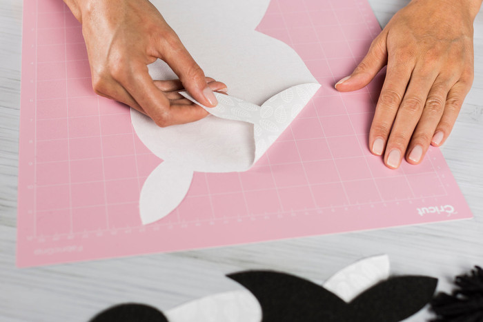 Cricut Explore/Maker FabricGrip Maschinenmatte 30 x 60 cm produkt in gebrauch