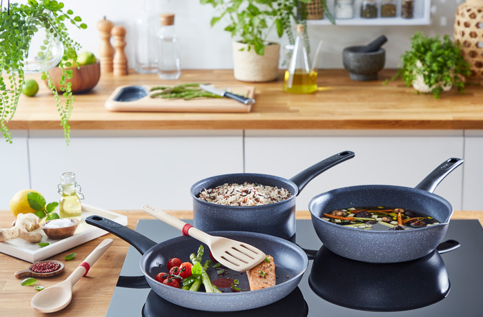 Tefal Healthy Chef Wok 28 cm produkt in gebrauch