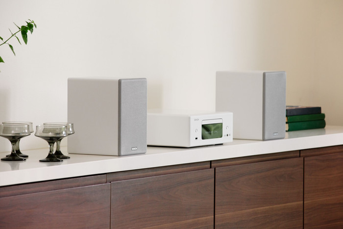 Denon Ceol N12DAB White product in use