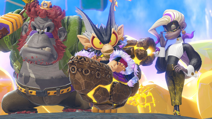 Nintendo Switch 2 + Donkey Kong Bananza + BlueBuilt Schutzhülle produkt in gebrauch