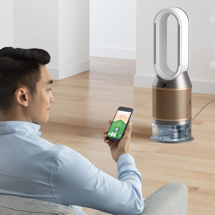 Dyson Purifier Humidify+Cool PH2 De-NOx produkt in gebrauch
