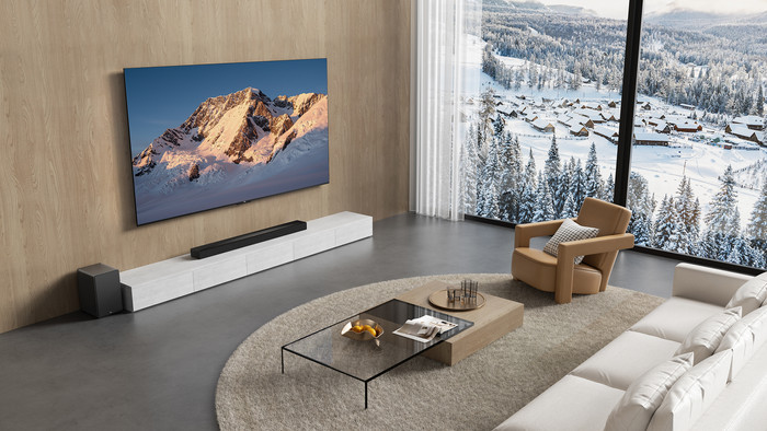 TCL 50 Zoll QLED P71K 4K (2025) + TCL Q65H produkt in gebrauch