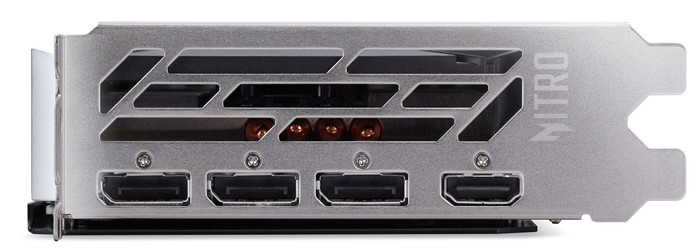 Acer Nitro Intel Arc B570 OC 10GB left side