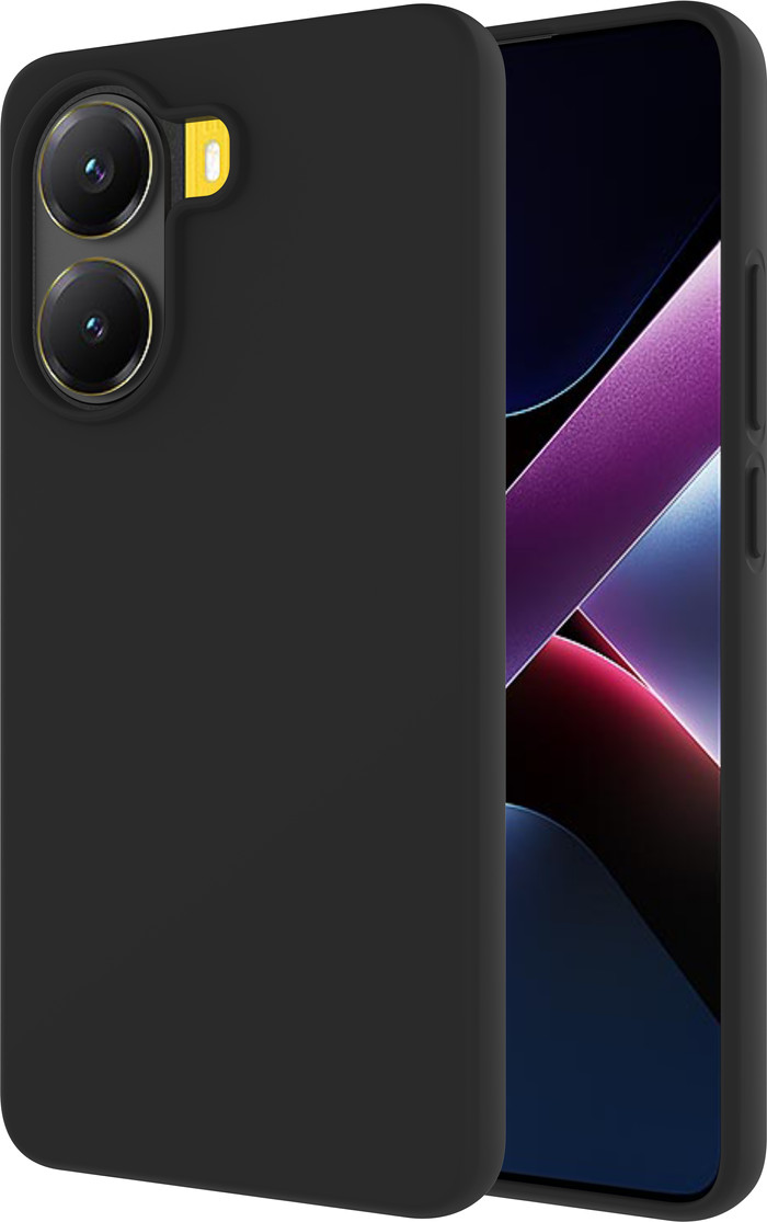 Just in Case Soft Design Xiaomi POCO X7 Pro Back Cover Black front