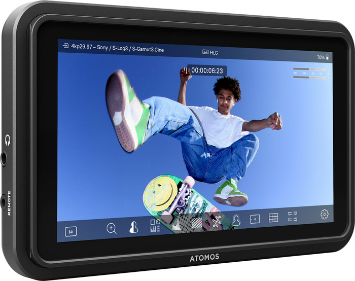 Atomos Shinobi GO left side
