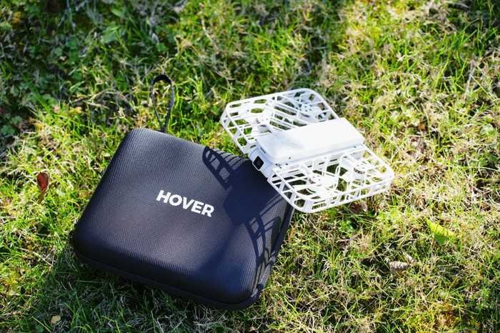 HOVERAir X1 Travel Case product in use