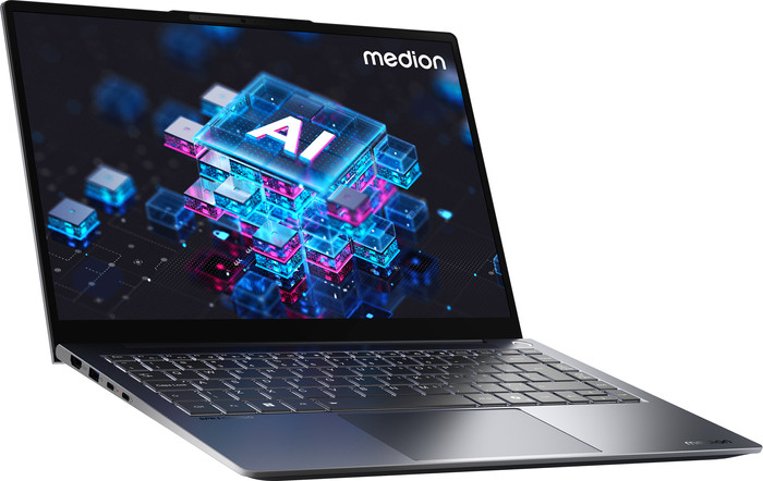 MEDION SPRCHRGD14 S2 ELITE - 14 inches - Intel Core Ultra 5 - 32GB RAM/512GB SSD left side