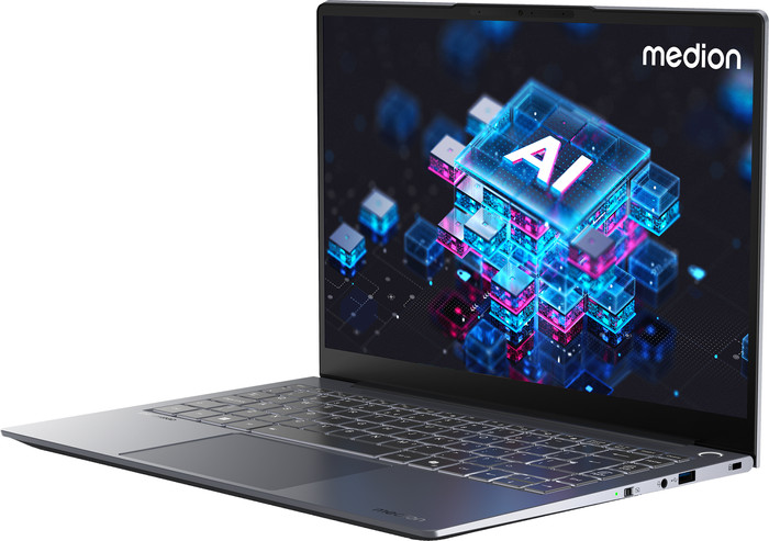 MEDION SPRCHRGD14 S2 ELITE - 14 inches - Intel Core Ultra 5 - 32GB RAM/512GB SSD right side