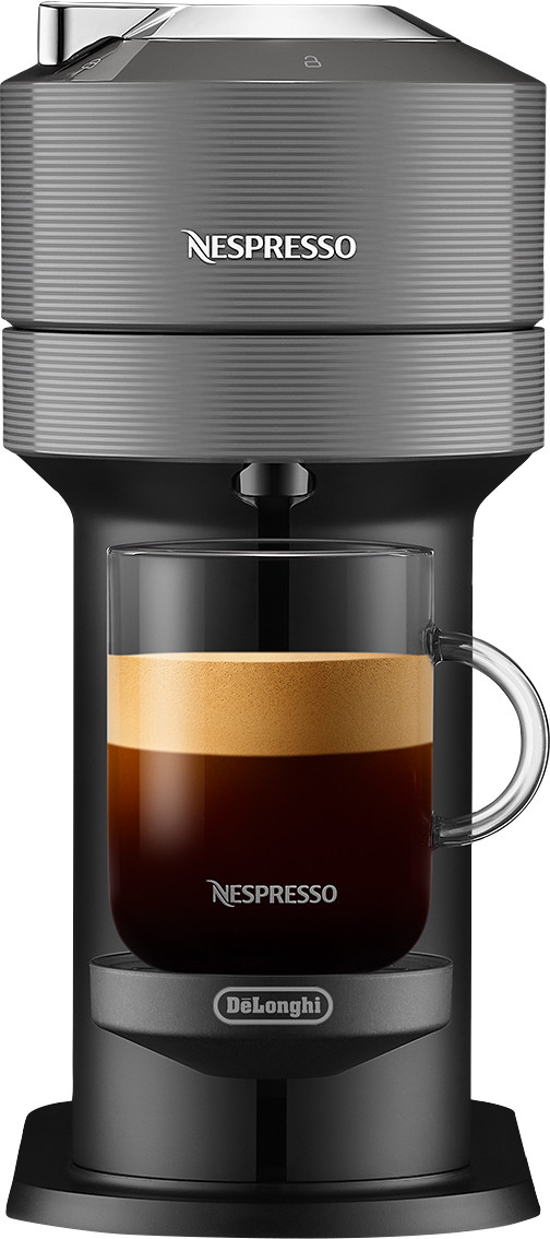 De'Longhi Nespresso Vertuo Next ENV120.GY + Pierre Milk Frother front