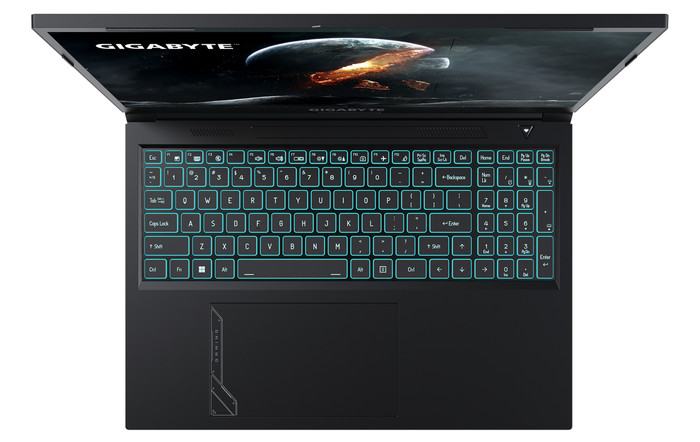 GIGABYTE G6 KF-73DE854KH - 16'' - Intel Core i7 - 16GB RAM/1TB SSD - RTX 4060 oberseite