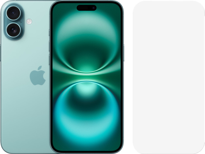 Apple iPhone 16 Plus 128GB Grün + BlueBuilt Panzerglas Main Image