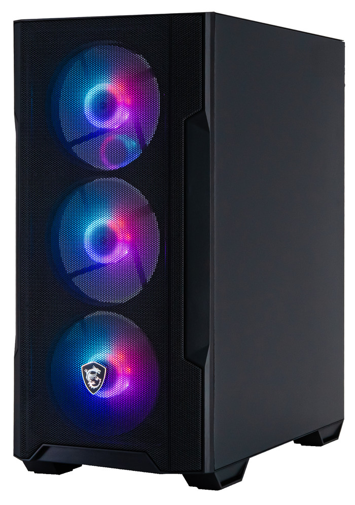 Cobalt x POWERED BY MSI - Tier 1 - RTX 5060 - Ryzen 7 5700X - 32GB - 1TB SSD left side