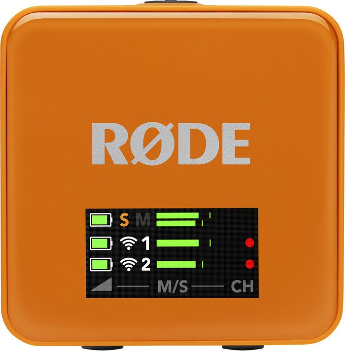 Rode Wireless GO Gen 3 Orange vorne