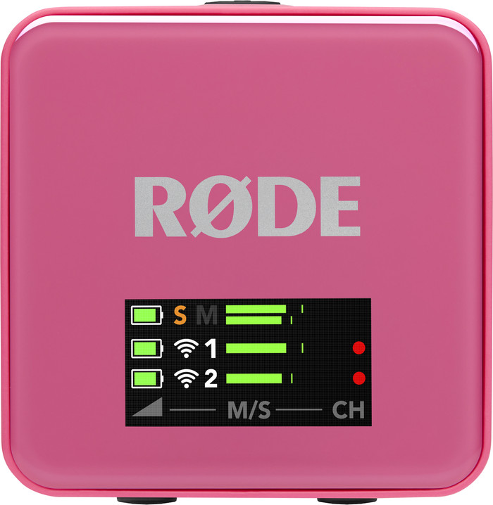 Rode Wireless GO Gen 3 Rosa vorne