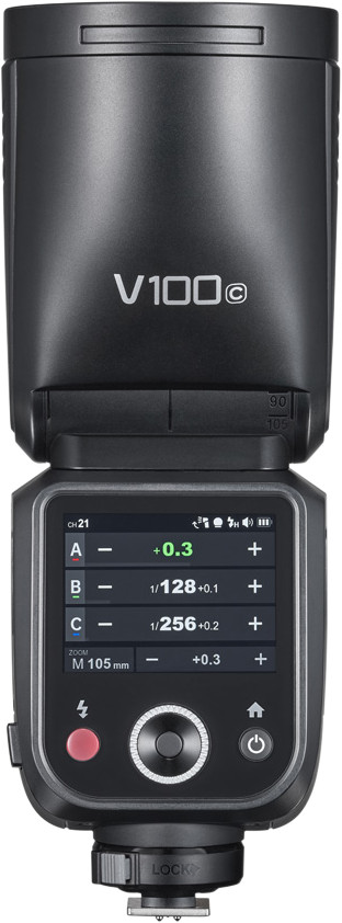 Godox Speedlite V100 Canon back