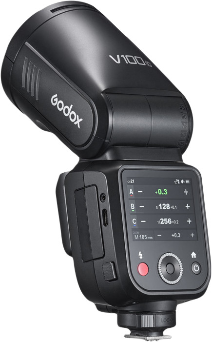 Godox Speedlite V100 Canon right side