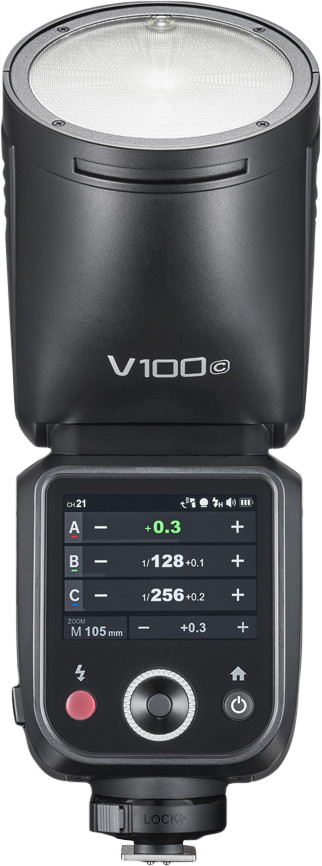 Godox Speedlite V100 Canon back