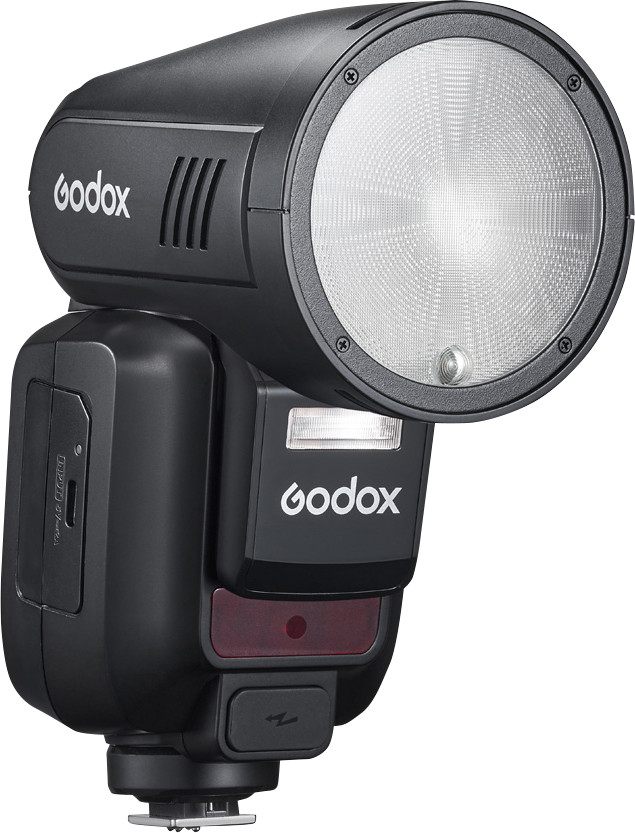 Godox Speedlite V100 Nikon left side