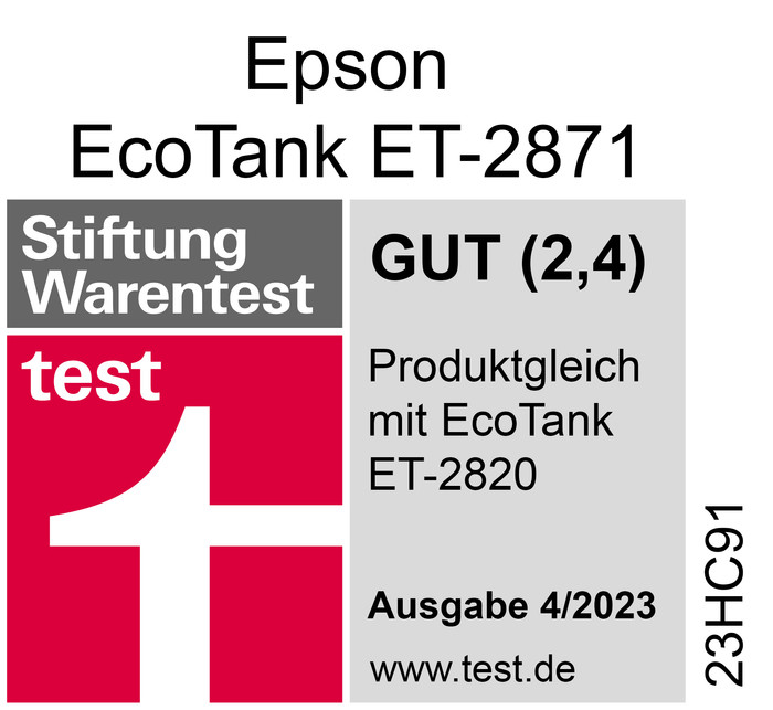 Epson EcoTank ET-2871 produkt in gebrauch