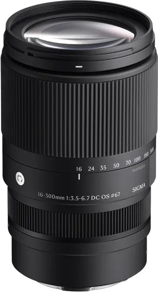 Sigma 16-300mm f/3.5-6.7 DC OS Contemporary Fujifilm X-Mount oberseite