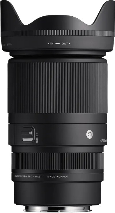 Sigma 16-300mm f/3.5-6.7 DC OS Contemporary Fujifilm X-Mount vorne