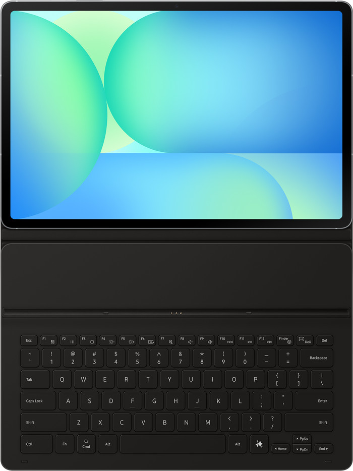 Samsung Galaxy Tab S10 FE Slim Keyboard Cover QWERTZ Black front