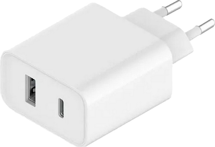 Xiaomi Power Delivery and Quick Charge Charger with 2 USB Ports 33W White Main Image