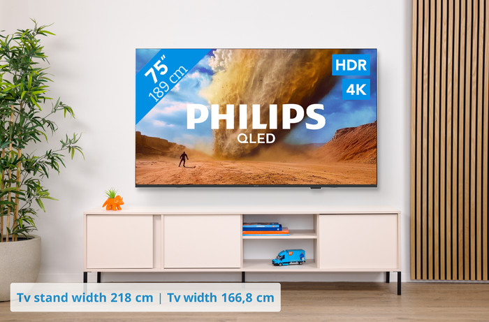 Philips 75 inches PUS7800 QLED 4K (2025) + JBL Bar 2.1 Deep Bass M2 Black visual Coolblue 1