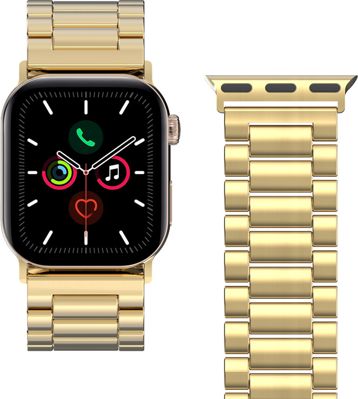 Just in Case Edelstahl-Armband Gold für Apple Watch 40/41/42 mm detail