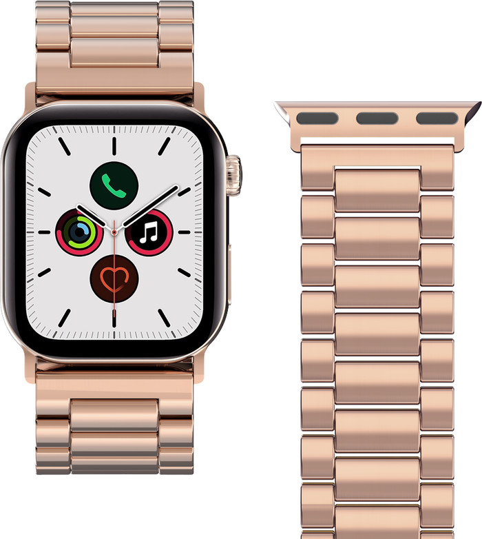Just in Case Edelstahl-Armband Roségold für Apple Watch 40/41/42 mm detail