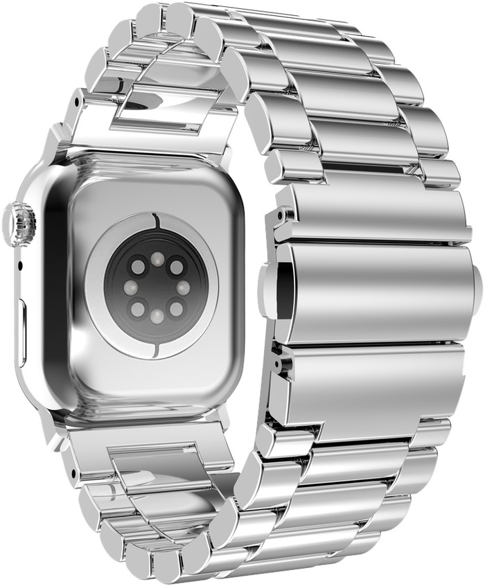 Just in Case Edelstahl-Armband Silber für Apple Watch 40/41/42 mm rückseite