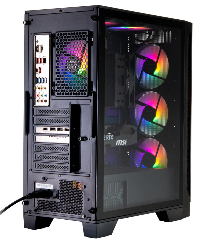 Cobalt x POWERED BY MSI - Tier 2 - RTX 5070 - Ryzen 7 9700X3 - 32GB - 2TB SSD back