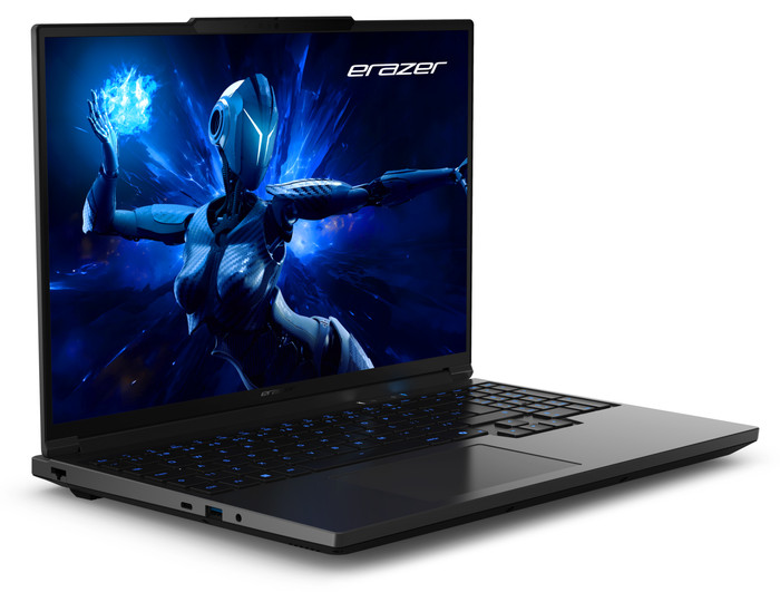 ERAZER Major 16 X1 - 16'' - Intel Core Ultra 9 - 32GB RAM/2TB SSD - RTX 5070 Ti linke seite