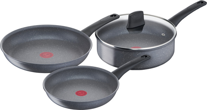 Tefal Healthy Chef Frying Pan Set 24cm + 28cm + High-sided Skillet 24cm + Lid Main Image