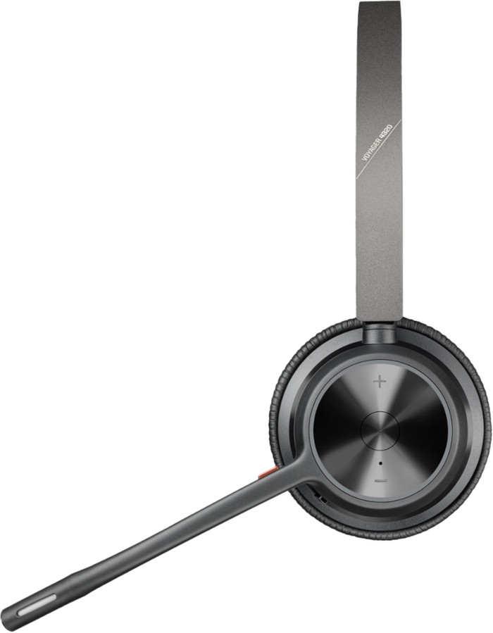 Poly Voyager 4320-M MS Wireless Office Headset + Charging Stand right side