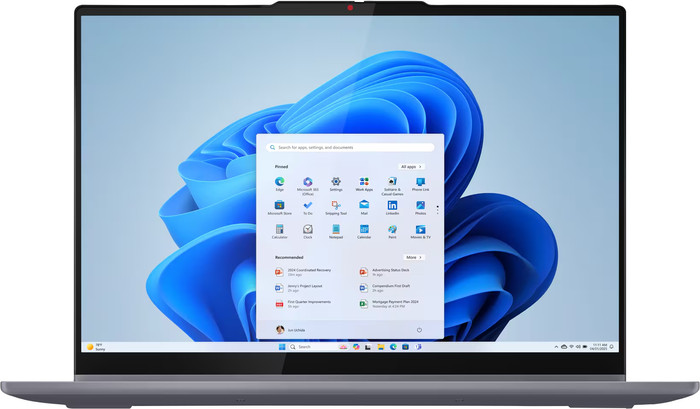 Lenovo IdeaPad 5 2-in-1 16IAL10 - 16" - Intel Core Ultra 5 - 16GB RAM/512GB SSD vorne