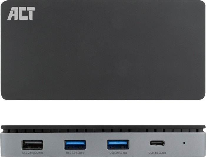 ACT USB-C Dual 4K Monitor MST Docking Station back