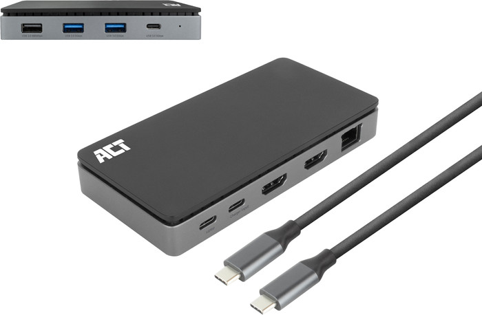 ACT USB-C Dual 4K Monitor MST Docking Station accessory