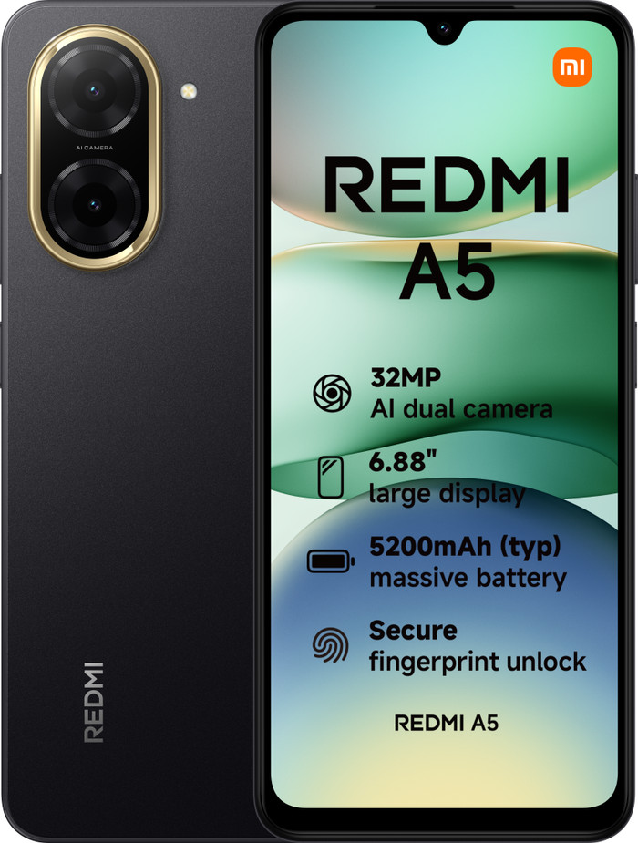 Redmi A5 64GB Black 4G | Coolblue | Mobile phones