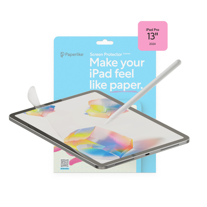 Paperlike Apple iPad Pro 13 Zoll Schutzfolie Doppelpack visueller lieferant