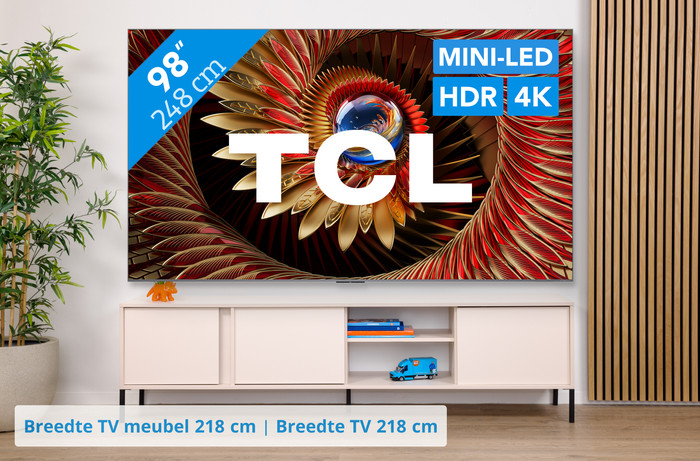 TCL 98 Zoll QD Mini-LED C81K 4K (2025) visuelles Coolblue 1