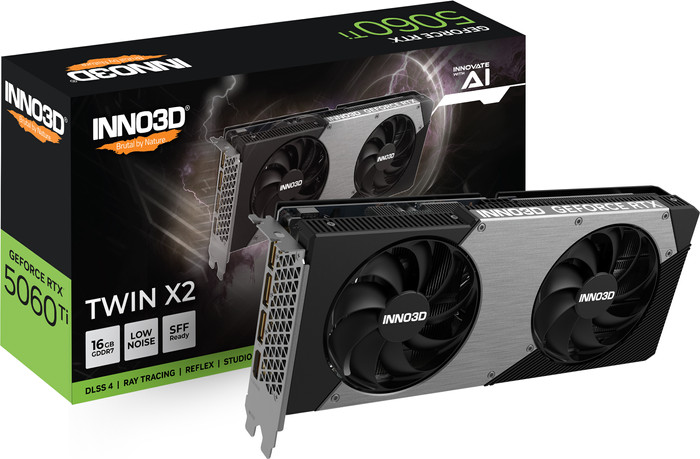INNO3D GeForce RTX 5060 Ti TWIN X2 OC 16GB verpackung