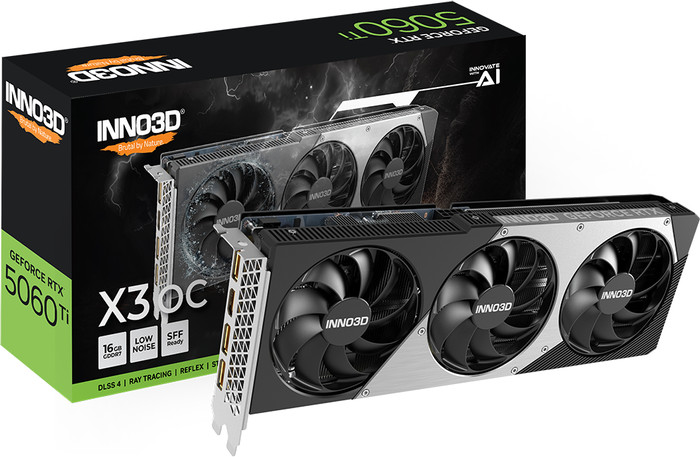INNO3D GeForce RTX 5060 Ti TWIN X3 OC 16GB packaging