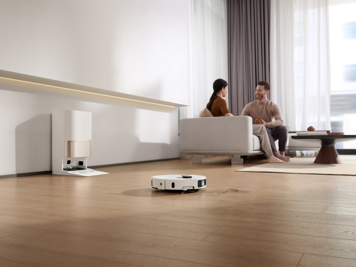 Dreame X40 Ultra Complete White produkt in gebrauch