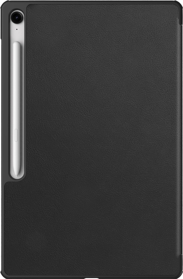 Samsung Galaxy Tab S10 FE Plus TriFold Book Case Schwarz rückseite