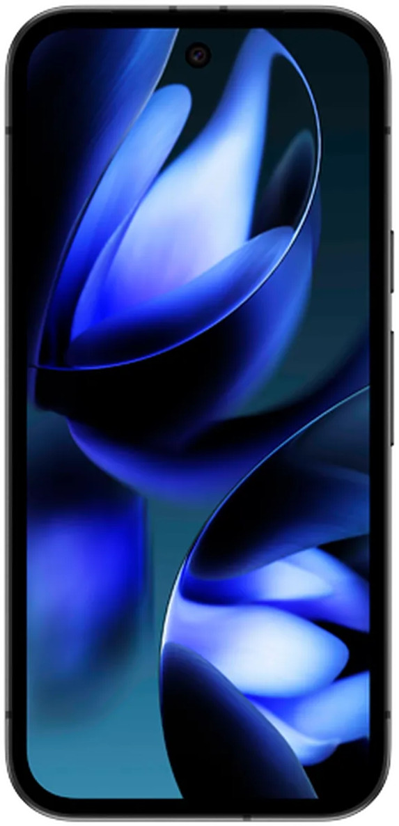 Google Pixel 9a 128GB Schwarz 5G vorne