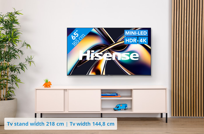 Hisense 65 inches ULED Mini-LED U8Q (2025) visual Coolblue 1