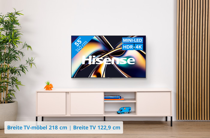 Hisense 55 Zoll ULED Mini-LED U8Q (2025) visuelles Coolblue 1
