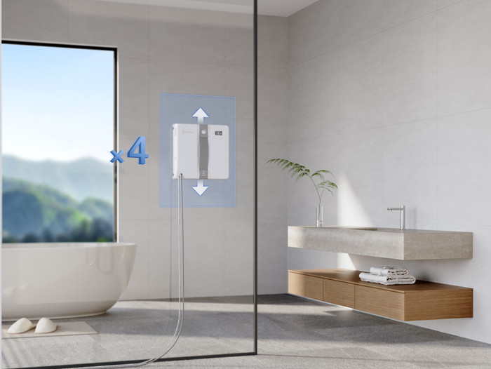 Ecovacs WINBOT MINI produkt in gebrauch